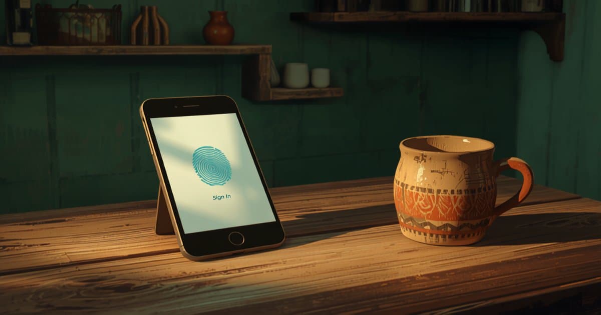 Split image of a paper attendance sign-in sheet next to a phone showing a face scan for staff clock-in